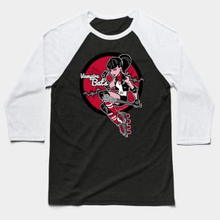 The Vampire Bats Roller Derby Baseball T-Shirt